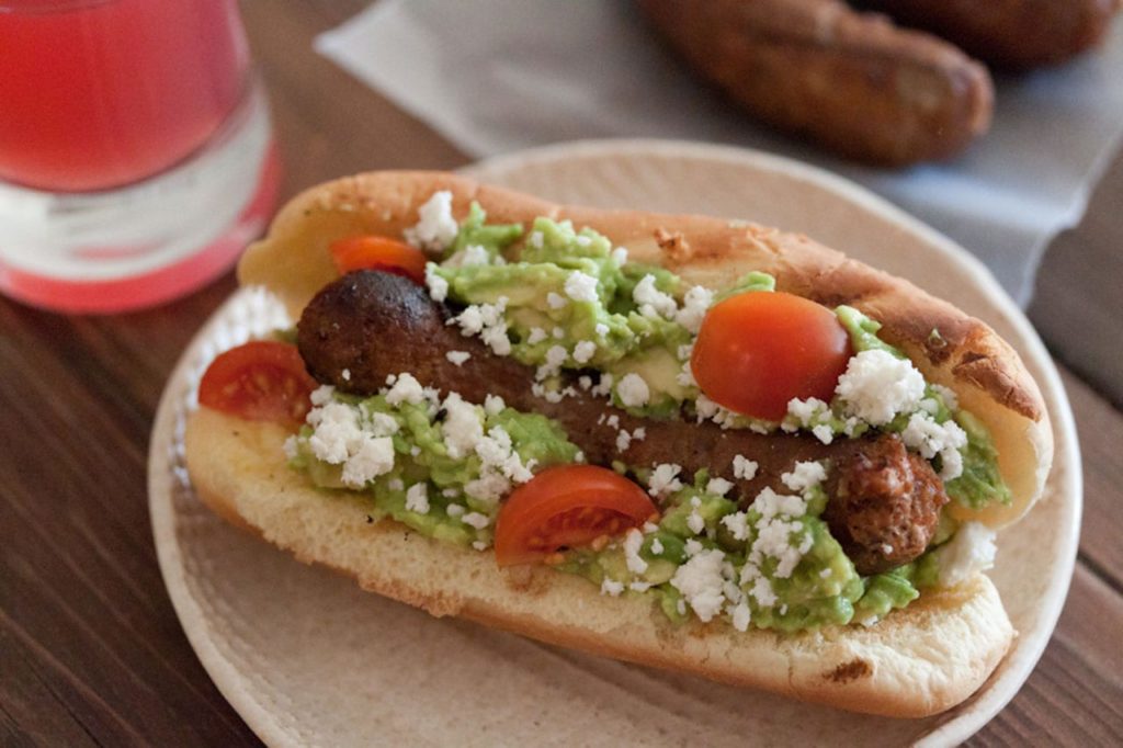 Guacamole Hot Dog.