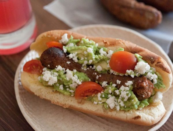 Guacamole Hot Dog.