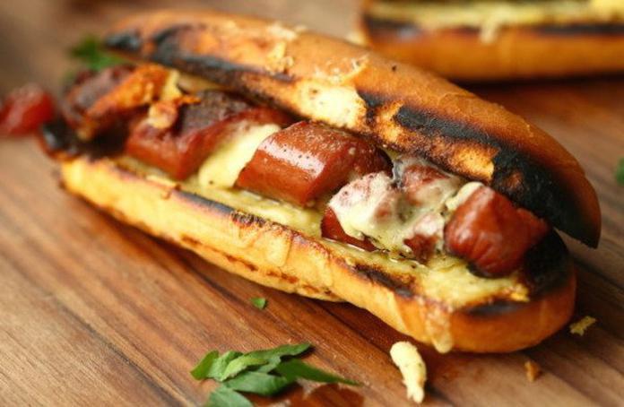 Hot Dog Cheese Melt Recipe Lauren Mcdowell Promo.