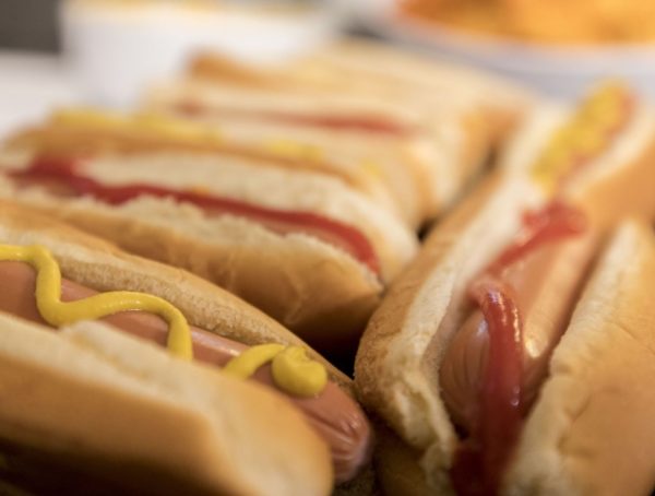 Hot Dogs Plate.