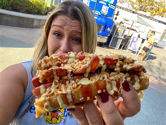 Hot diggity dog! The King Dog will hit the food truck's official menu later this week but is available now for those who know the secret phrase.Terri Peters