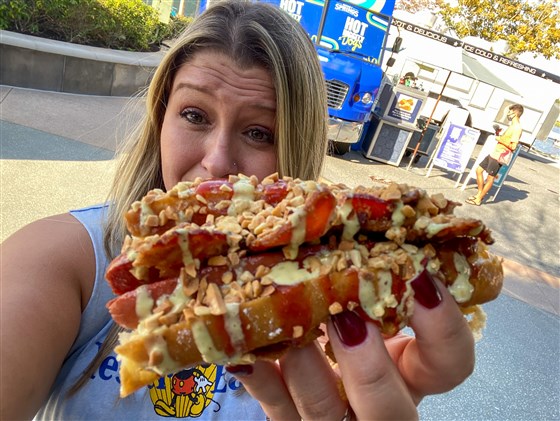 Hot diggity dog! The King Dog will hit the food truck's official menu later this week but is available now for those who know the secret phrase.Terri Peters