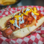 Hot Dog Sausage Sandwich.
