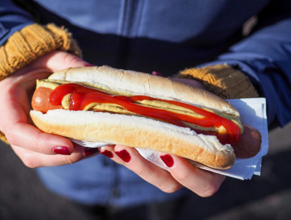 steamy call of a New York hot dog.