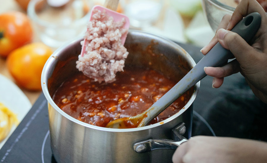 hot dog chili with Worcestershire sauce