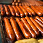 Kosher hot dogs.