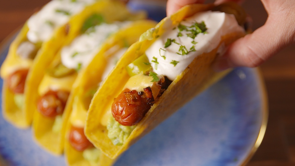 Hot Dog Tacos