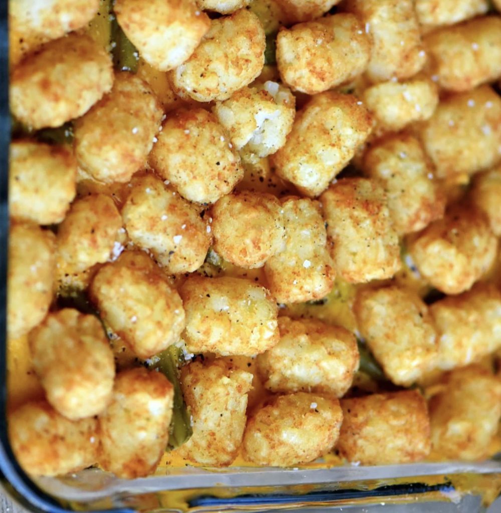 Hot Dog Tater Tot Casserole