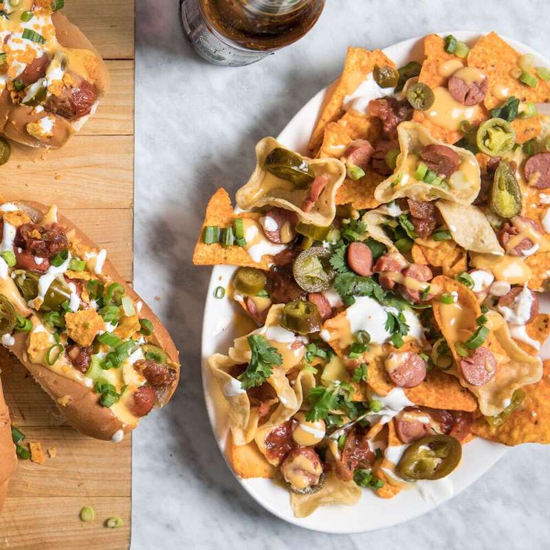 Nachos And Cheese Hot Dog